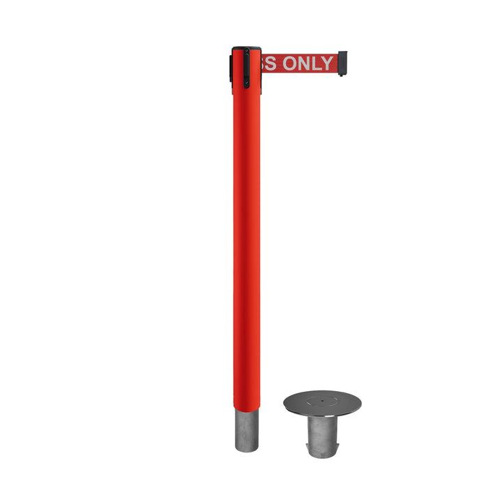 RED / RED WITH "AUTHORIZED ACCESS ONLY" WHITE LETTERS