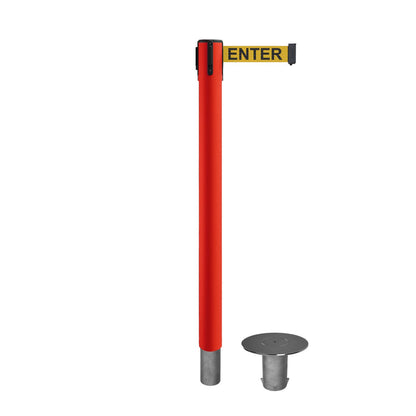 RED / YELLOW WITH "CAUTION - DO NOT ENTER" BLACK LETTERS