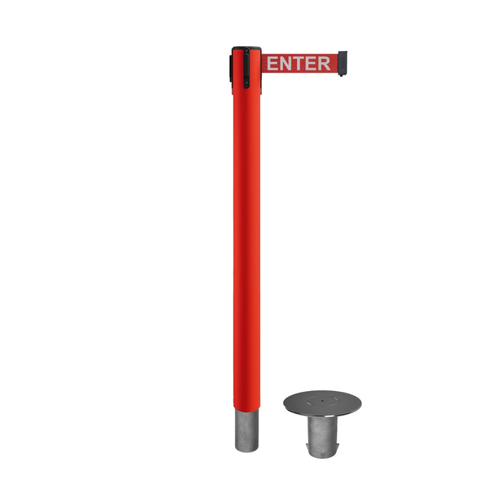RED / RED WITH "CAUTION - DO NOT ENTER" WHITE LETTERS