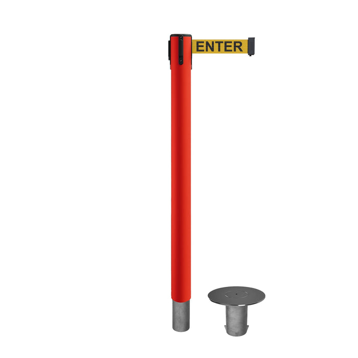 RED / YELLOW WITH "CAUTION - DO NOT ENTER" BLACK LETTERS