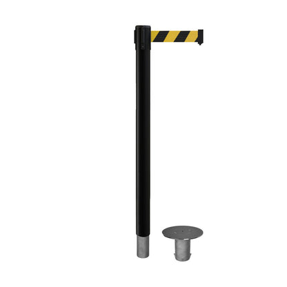 NO WEATHER TREATMENT / BLACK & YELLOW DIAGONAL STRIPES