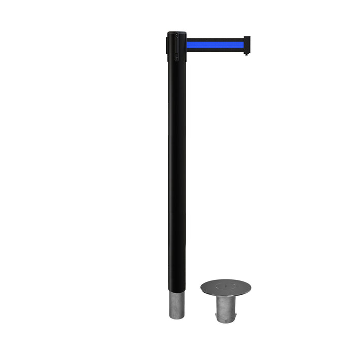 NO WEATHER TREATMENT / BLACK WTH  BLUE HORIZONTAL STRIPE