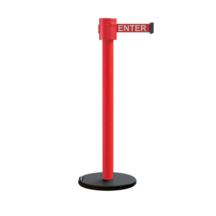 RED WITH "CAUTION - DO NOT ENTER" WHITE LETTERS
