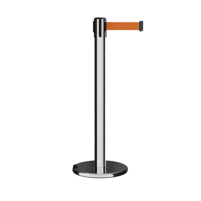 POLISHED STAINLESS STEEL / ORANGE
