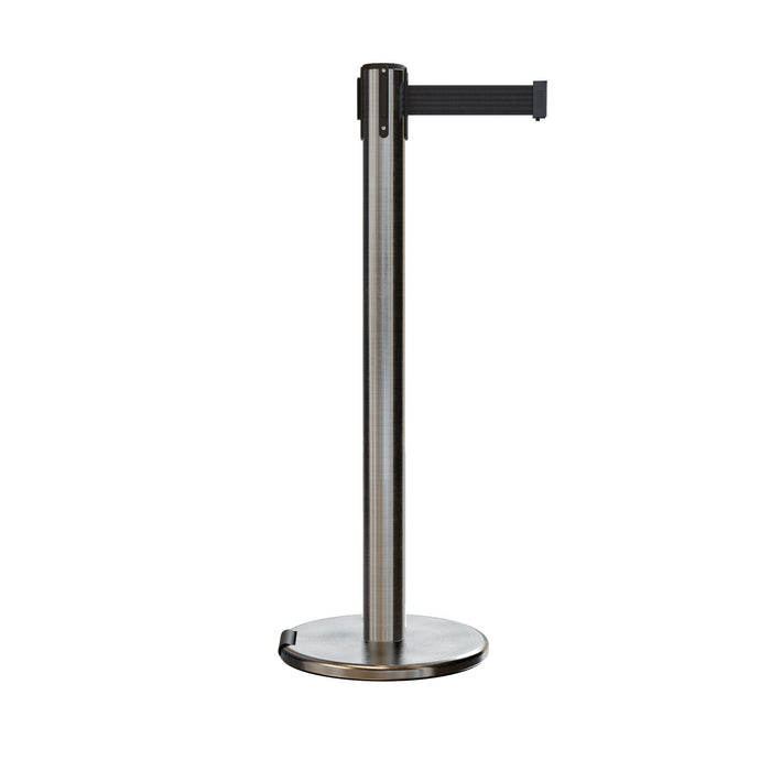 SATIN STAINLESS STEEL / BLACK