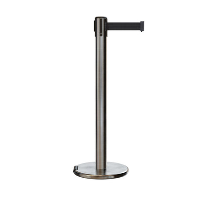 SATIN STAINLESS STEEL / BLACK