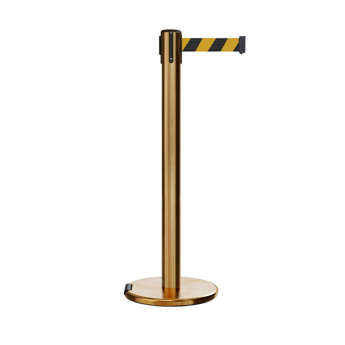 SATIN BRASS / BLACK & YELLOW DIAGONAL