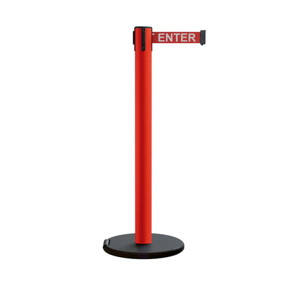 RED STEEL / RED WITH "CAUTION - DO NOT ENTER" WHITE LETTERS