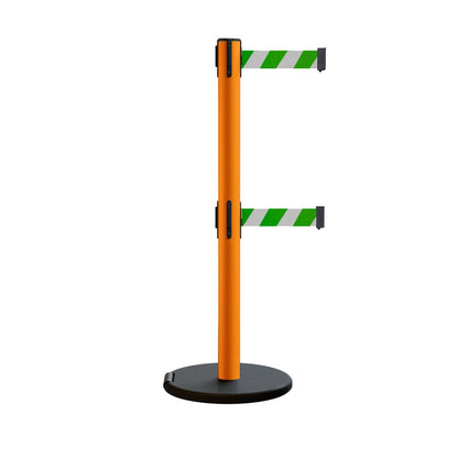 GREEN AND WHITE DIAGONAL