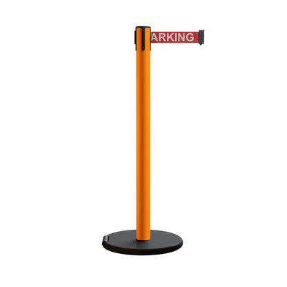 RED WITH "NO PARKING" WHITE LETTERS / NO WEATHER TREATMENT