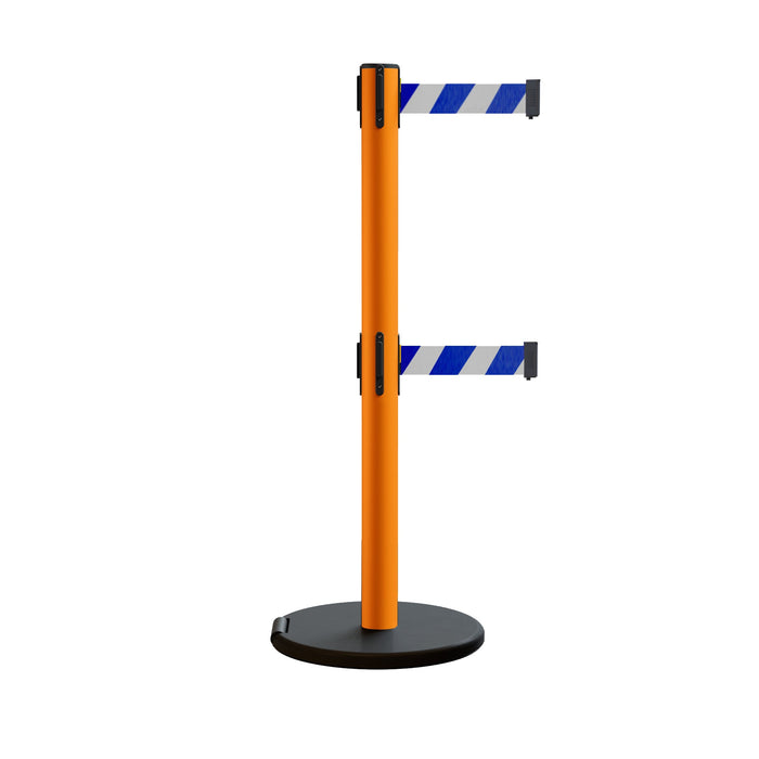 BLUE AND WHITE DIAGONAL
