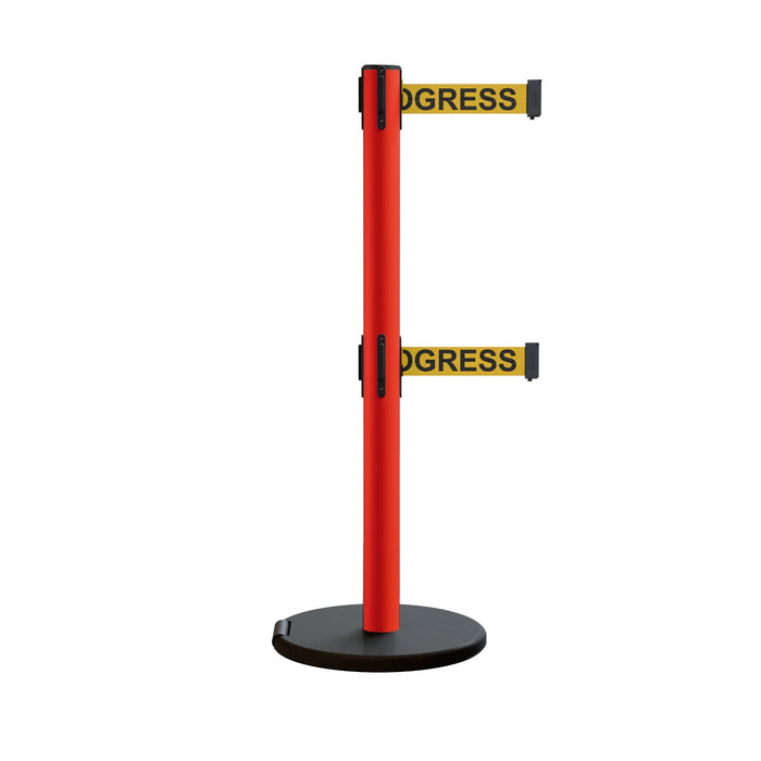YELLOW WITH "CLEANING IN PROGRESS" BLACK LETTERS