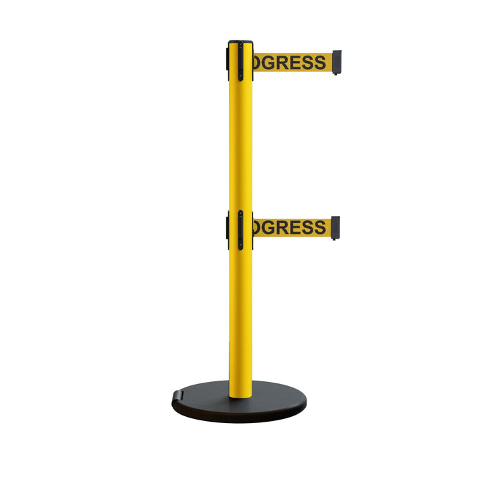 YELLOW WITH "CLEANING IN PROGRESS" BLACK LETTERS