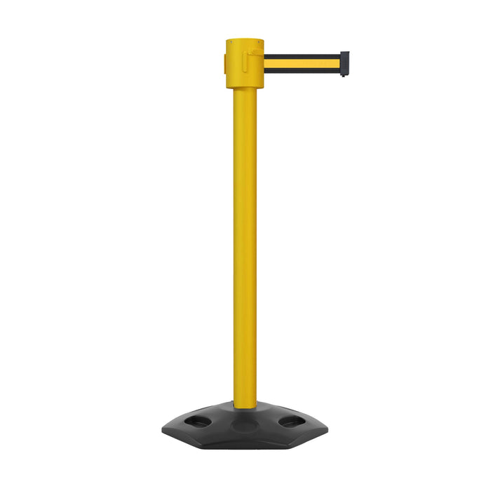 BLACK WITH YELLOW HORIZONTAL STRIPE