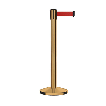 SATIN BRASS / RED
