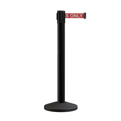 BLACK / RED WITH "AUTHORIZED ACCESS ONLY" WHITE LETTERS