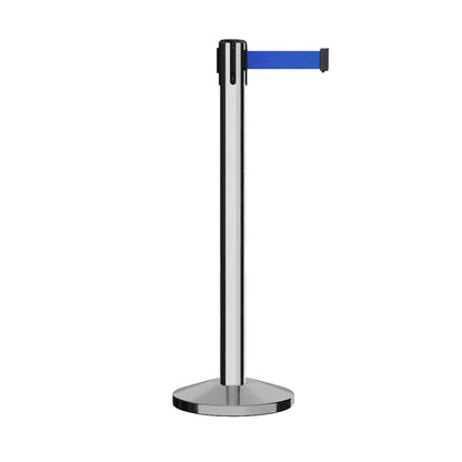 POLISHED STAINLESS STEEL / BLUE