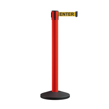 RED / YELLOW WITH "CAUTION - DO NOT ENTER" BLACK LETTERS