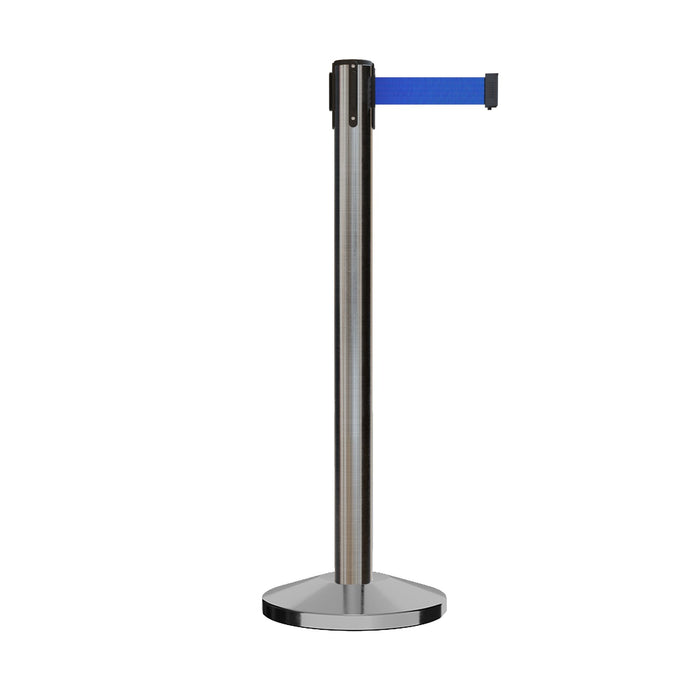 SATIN STAINLESS STEEL / BLUE