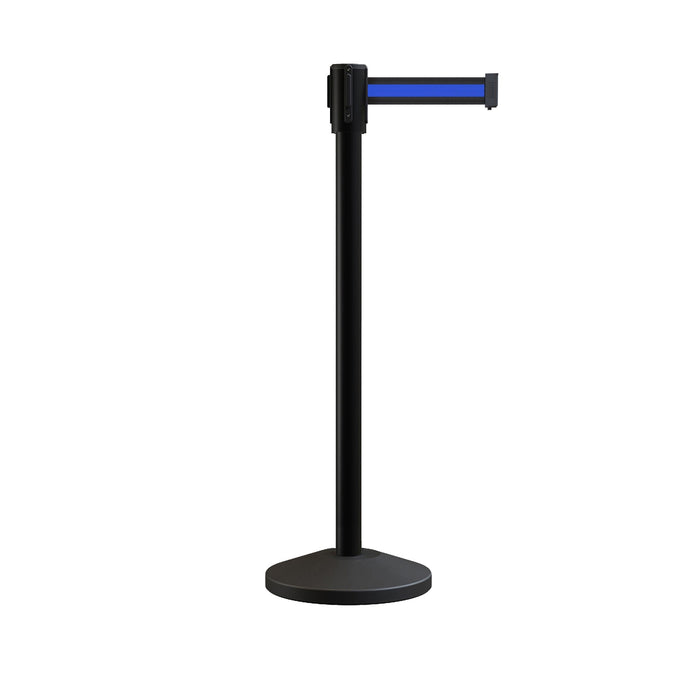 NO WEATHER TREATMENT / BLACK WITH HORIZONTAL BLUE STRIPE