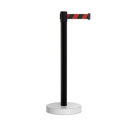 NO WEATHER TREATMENT / BLACK AND RED DIAGONAL / 7.5 ft