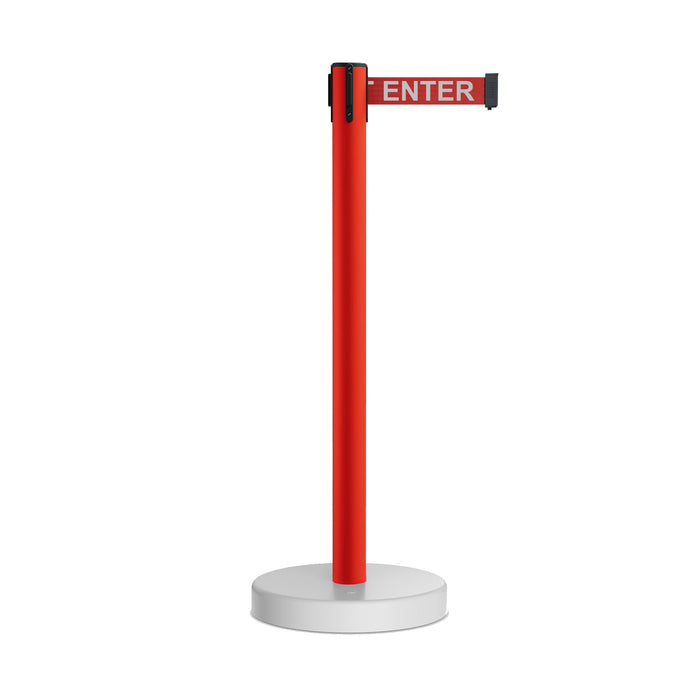 NO WEATHER TREATMENT / RED WITH "CAUTION - DO NOT ENTER" WHITE LETTERS / 7.5 ft.