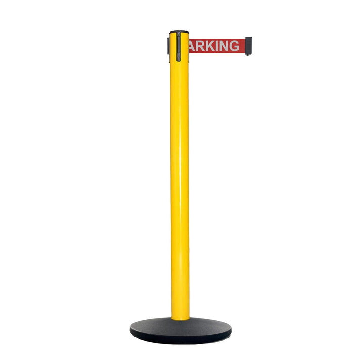 NO WEATHER TREATMENT / Red with "NO PARKING" White Letters