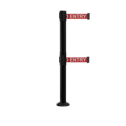 NO WEATHER TREATMENT / RED WITH "NO ENTRY" WHITE LETTERS