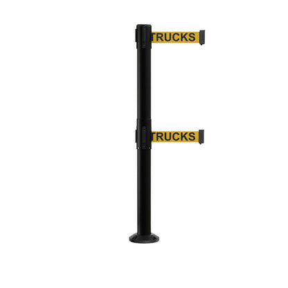YES WEATHER TREATED / YELLOW WITH "DANGER - FORKLIFT TRUCKS" BLACK LETTERS
