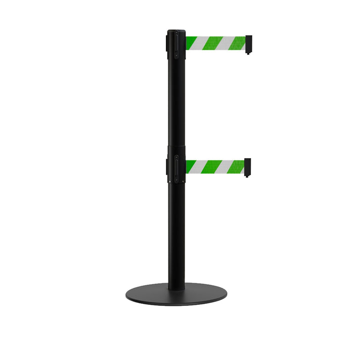 GREEN AND WHITE DIAGONAL
