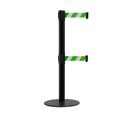 GREEN AND WHITE DIAGONAL