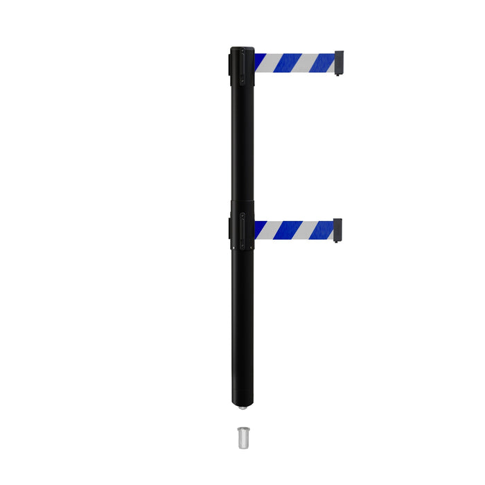 BLUE AND WHITE DIAGONAL