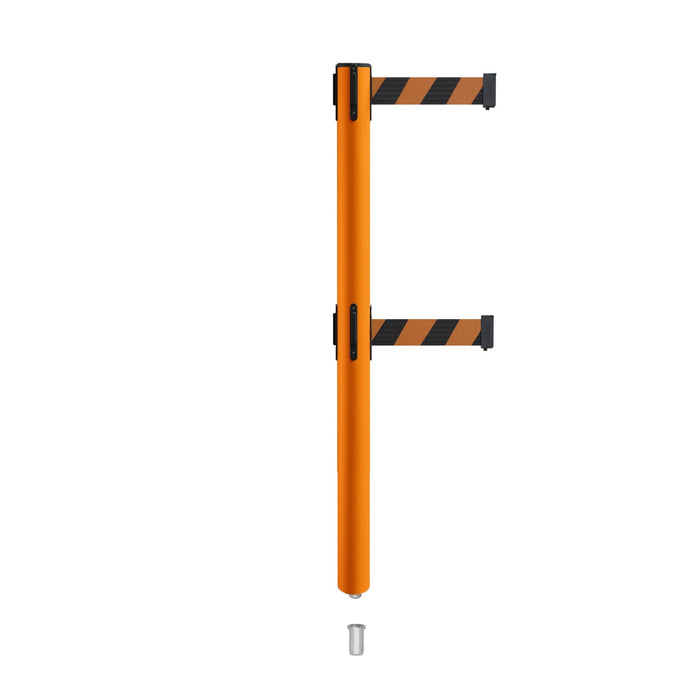 BLACK AND ORANGE DIAGONAL