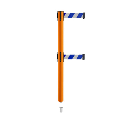 BLUE AND WHITE DIAGONAL