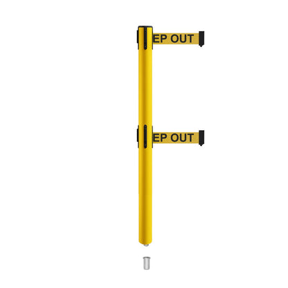 YELLOW WITH "DANGER - KEEP OUT" BLACK LETTERS
