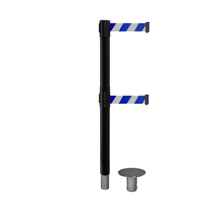 YES WEATHER TREATED / Blue and White Diagonal
