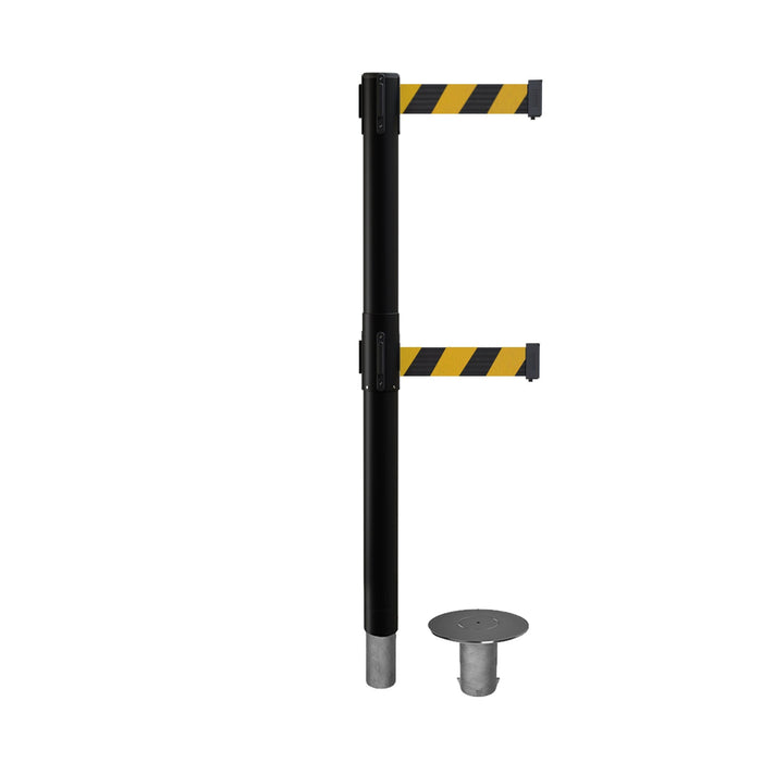 NO WEATHER TREATMENT / BLACK AND YELLOW DIAGONAL