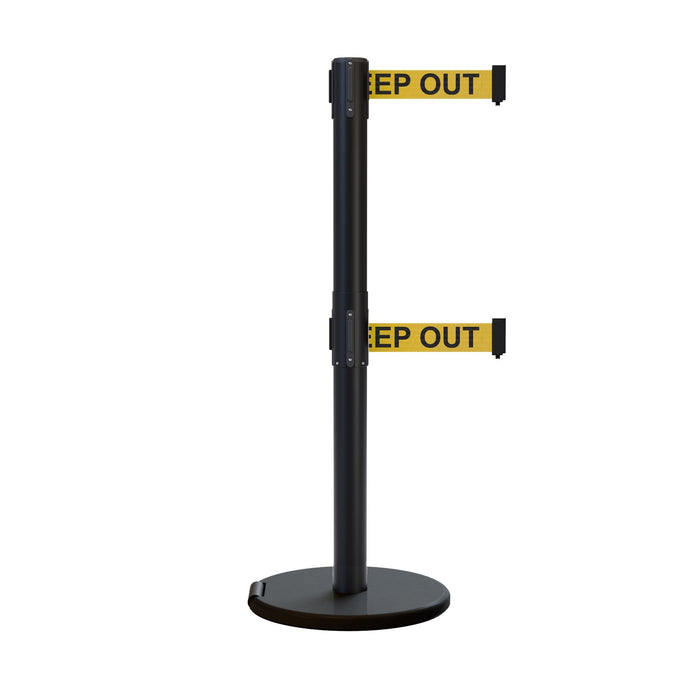 YELLOW WITH "DANGER - KEEP OUT" BLACK LETTERS / NO WEATHER TREATMENT
