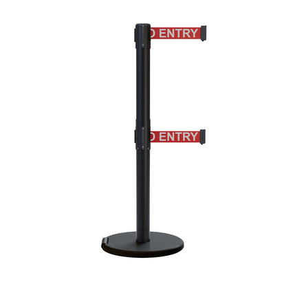 RED WITH "NO ENTRY" WHITE LETTERS / NO WEATHER TREATMENT
