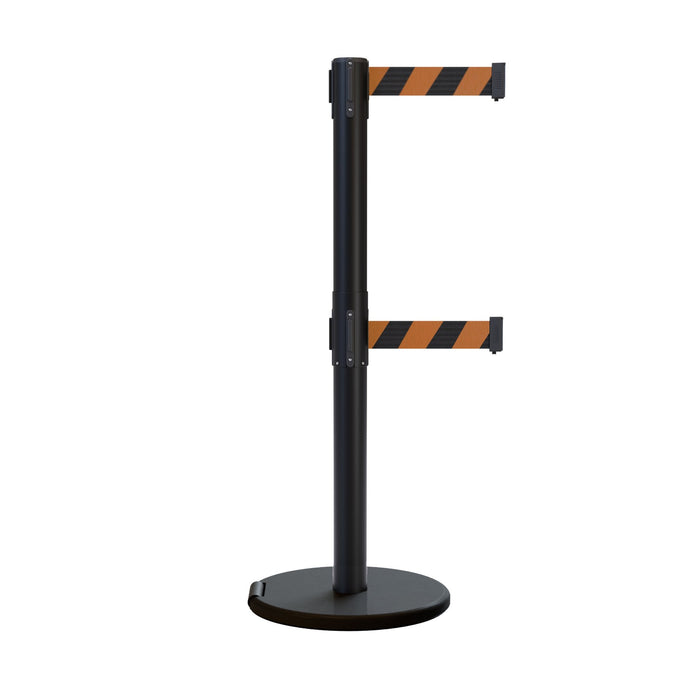 BLACK AND ORANGE DIAGONAL / NO WEATHER TREATMENT
