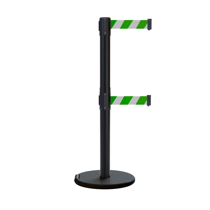GREEN AND WHITE DIAGONAL