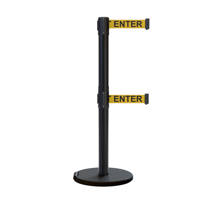 YELLOW WITH "CAUTION - DO NOT ENTER" BLACK LETTERS