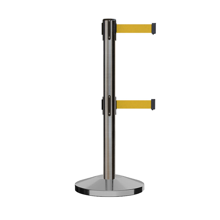 SATIN STAINLESS STEEL / Yellow