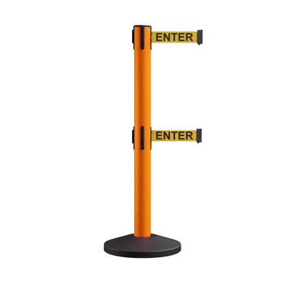 ORANGE / Yellow with "CAUTION - DO NOT ENTER" Black Letters