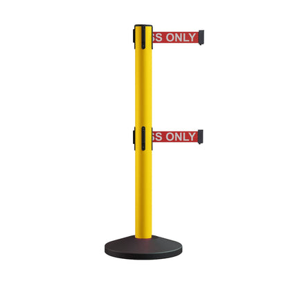 YELLOW / RED WITH "AUTHORIZED ACCESS ONLY" WHITE LETTERS