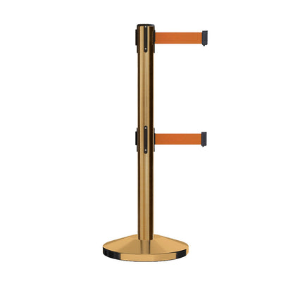 SATIN BRASS / ORANGE