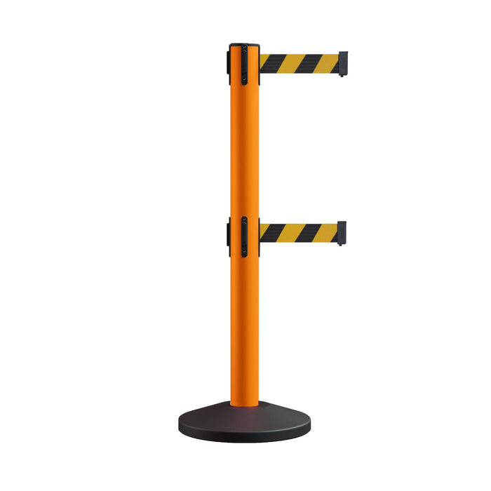 ORANGE / BLACK AND YELLOW DIAGONAL