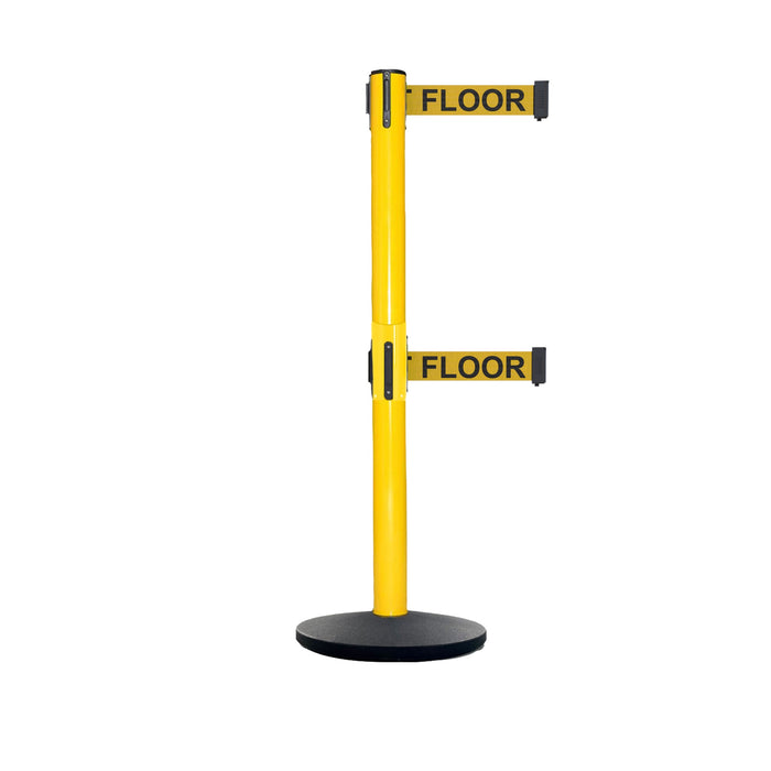 NO WEATHER TREATMENT / Yellow with "CAUTION - WET FLOOR" Black Letters