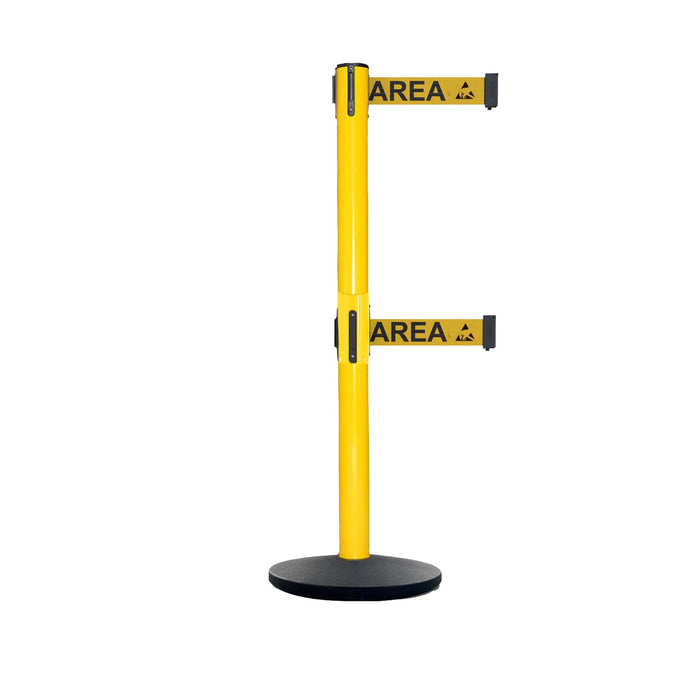 YES WEATHER TREATED / Yellow with "ESD PROTECTED AREA" Black Letters