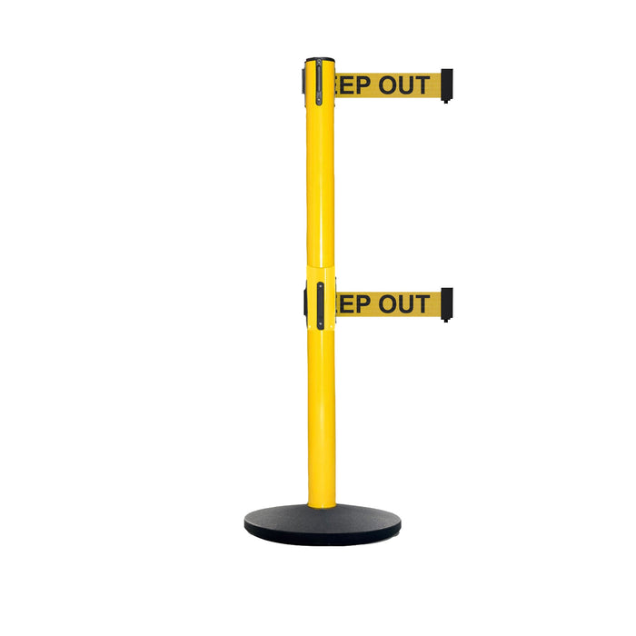 NO WEATHER TREATMENT / Yellow with "DANGER - KEEP OUT" Black Letters
